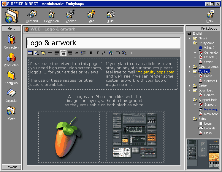 Tables in TRichView in e-Office Direct by toolsfactory (see the page 'Applications with TRichView') Tables in TRichView in e-Office Direct by toolsfactory
