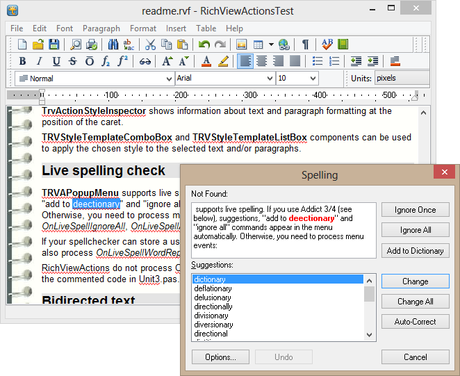 Spell checking Spell checking