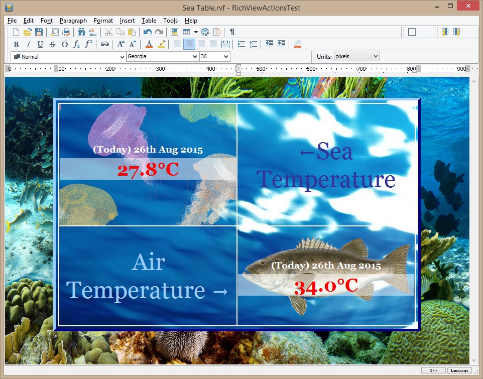 Background image in table, semitransparent background images in cells Background image in a table, semitransparent background images in cells
